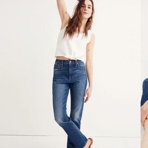 Madewell High Rise Slim Crop Boyjean